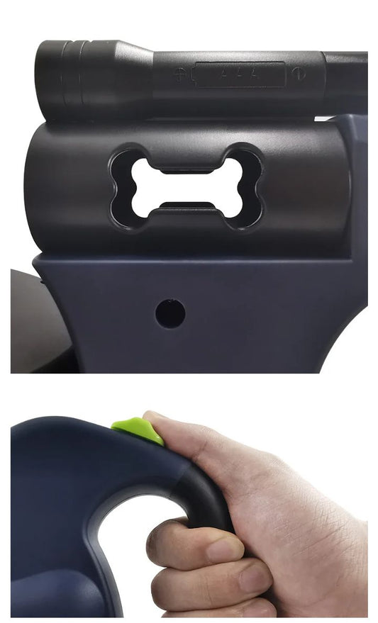 Correa Retráctil Automática de Doble Cabeza