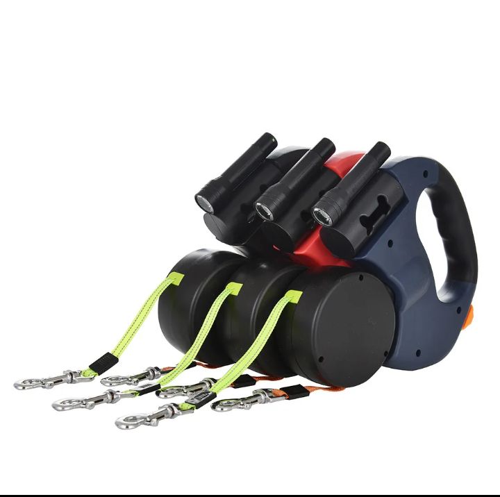 Correa Retráctil Automática de Doble Cabeza