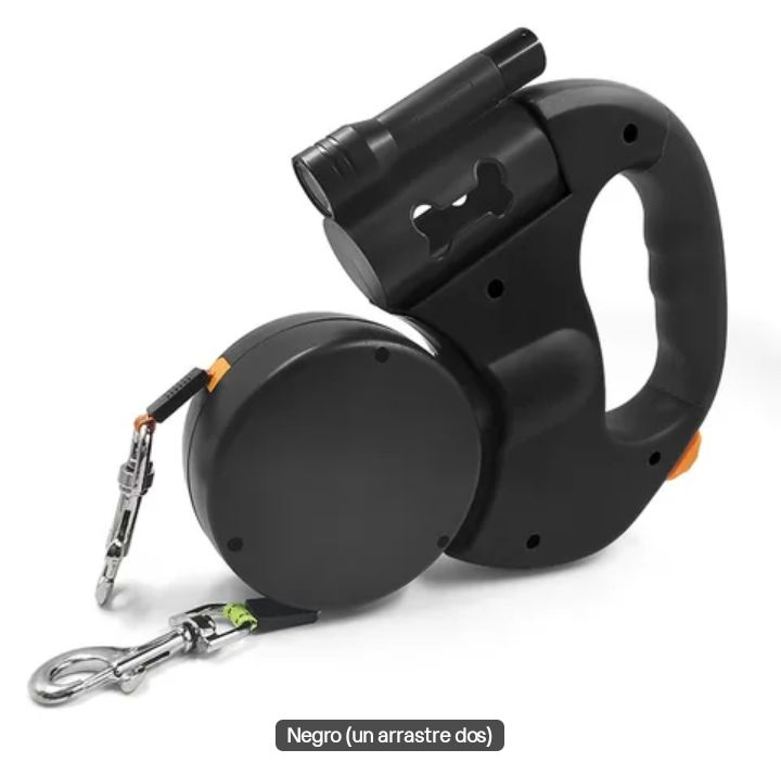 Correa Retráctil Automática de Doble Cabeza