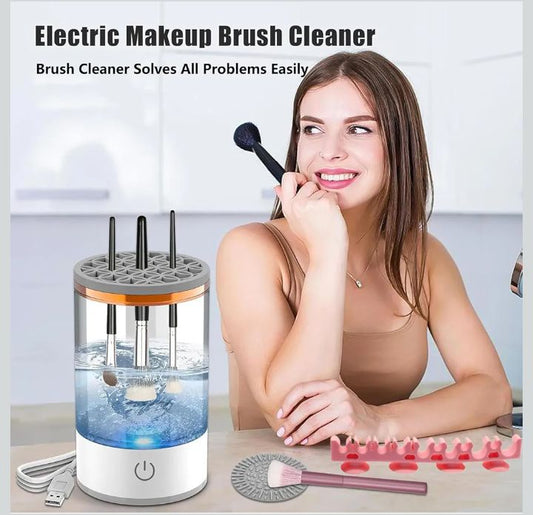 Limpiador de brochas de maquillaje
